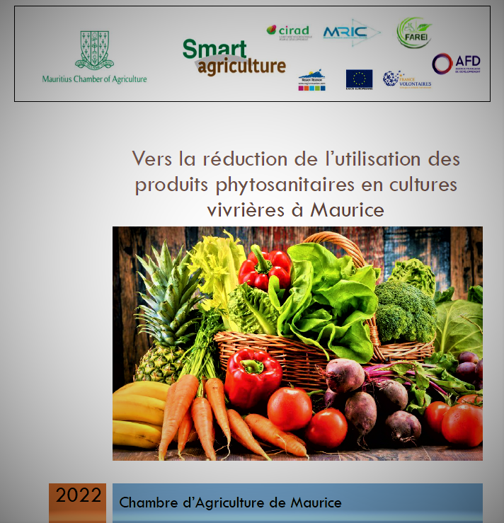 Rapport – 2022 – Vers la réduction de l’utilisation des produits phytosanitaires en cultures vivrières à l’Ile Maurice